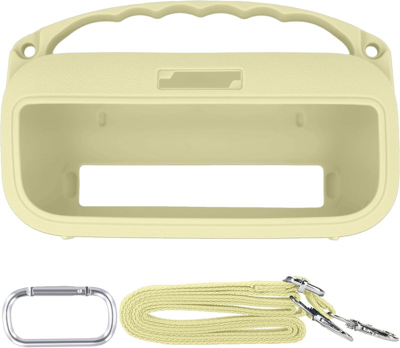 Baval Soft Silicone Cover Case for Bose New SoundLink Flex Portable Bluetooth Speaker 2nd Gen,Citrus Yellow Silicone Cover - Image 2